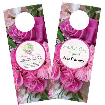 Full Color 2-sided Door Hanger (3.5" x 8.5")