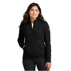 Nike Women's Club Fleece Sleeve Swoosh 1/2-Zip