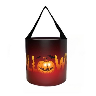 Customizable Halloween Tote With LED Light