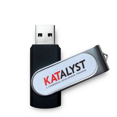 Bellwood Domed Swivel USB Flash Drive - Simports