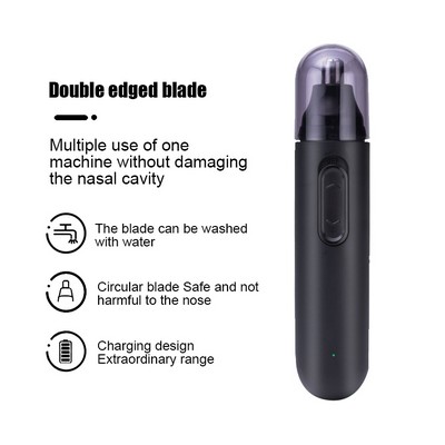 Rechargeable Stainless Steel Nose Hair Trimmer