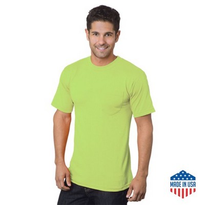 Non-ANSI Poly-Cotton Safety T-Shirt w/Pocket