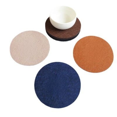 4" Round Felt Coaster