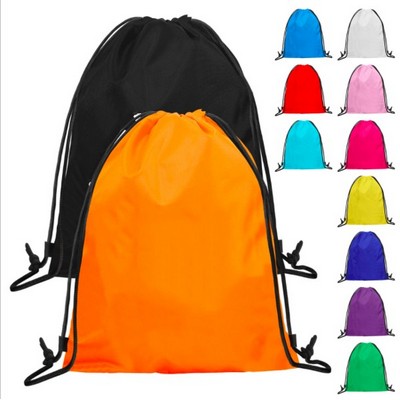 210D Polyester Drawstring Backpack