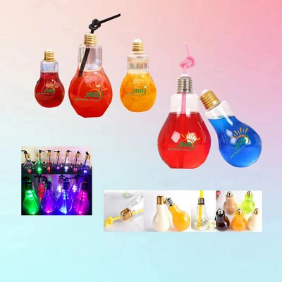 LED Glowing Bulb Bottle