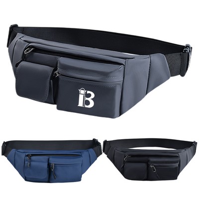 Leisure Outdoor Nylon Crossbody Waist Bag
