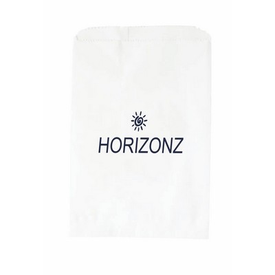 WHITE Notion Bag, 1C1S (9"X12")