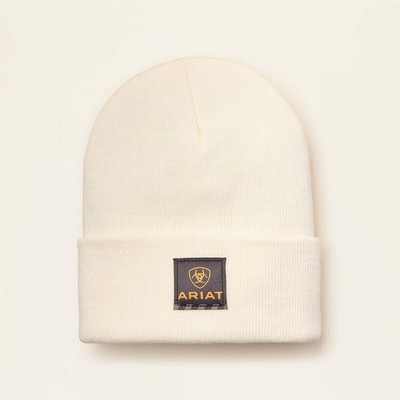 Ariat® Men's Natural White Rebar® Watch Cap