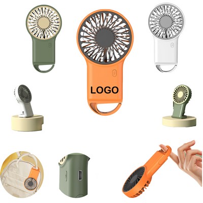 Mini Portable Hook Handheld Fan
