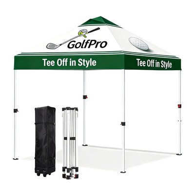 10'x10' Instant One-Push Custom Canopy Tent Kit w/Vented Top