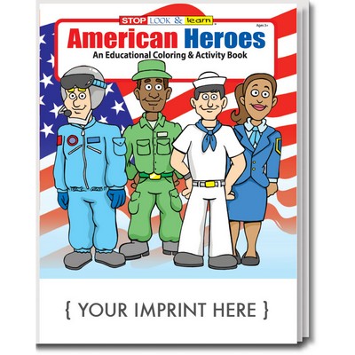 American Heroes Coloring Book Fun Pack