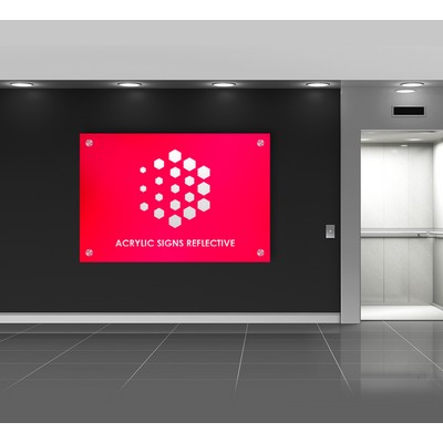 Reflective Acrylic Sign (1' X 1ft/Sqft)