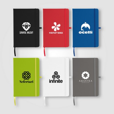 Wilde Recycled Hard Cover Journal - A5 5.5" x 8.3" - Silkscreen