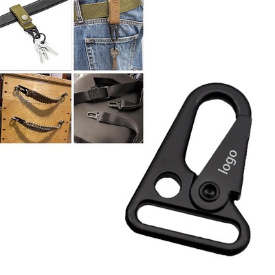 2"x1 1/2" Aluminum Alloy Tactical Gear Sling Clip Hook/Keyring Buckle