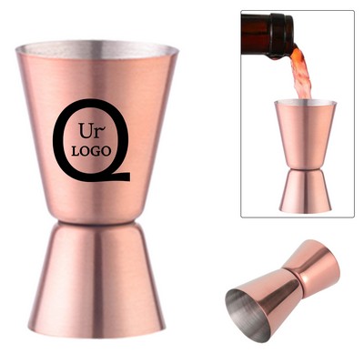 2.76x1.38x1.57" 1oz/0.5oz Cocktail Double Jigger