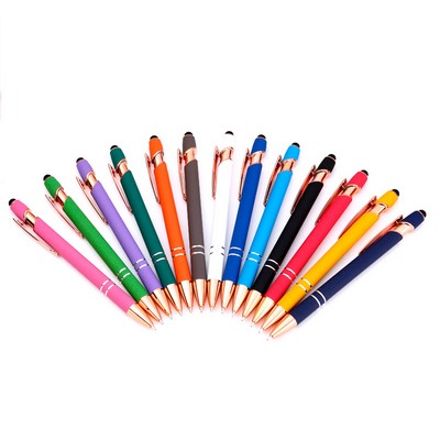 Touch Metal Biro Pen with Laser Engraving