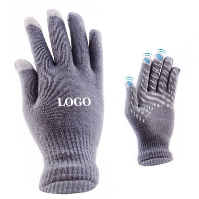 Thin Touch Screen Gloves w/Anti-Slip Texture
