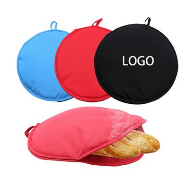 Pure Color Insulated Tortilla Warmer Pouch Pizza Holder