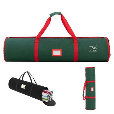 Christmas Gift Wrap Storage Bag Organizer for Paper Rolls