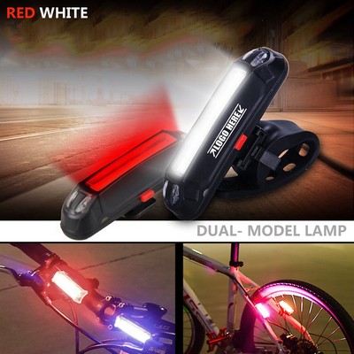 Rechargeable LED Flashlight Lamp with Strobe and Adjustable Mount