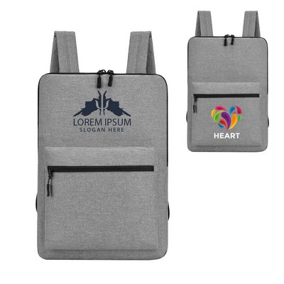 Slim Stylish 15.6-Inch Laptop Backpack Only 1.57-Inch Thick