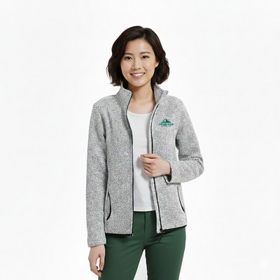Women's Full-Zip Sweater Fleece Jacket