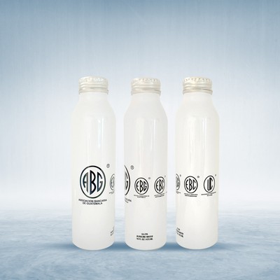 16oz/473ml Aluminum Bottles with Aluminum Caps (White or Aluminum color) Direct Print