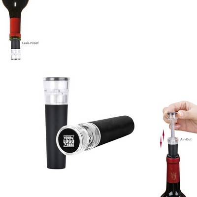 Vacuum Pump Cork Wine Bottle Stopper