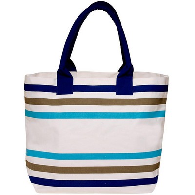 Stripe Seaside Tote Bags