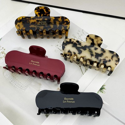 4" Cellulose Acetate Hair Claw Clips Hair Clips