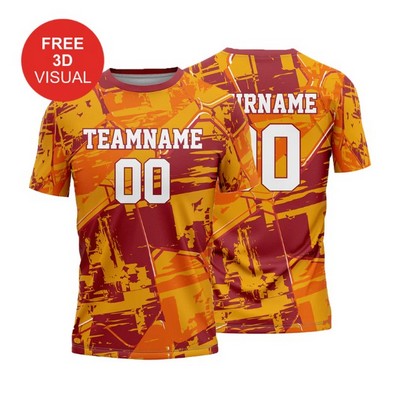 120GSM Milk Silk Short Sleeve Crew Neck (Full Dye Sublimation)