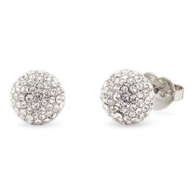 kate spade new york Gift Boxed Beaming Bright Pave Studs - Clear/Silver