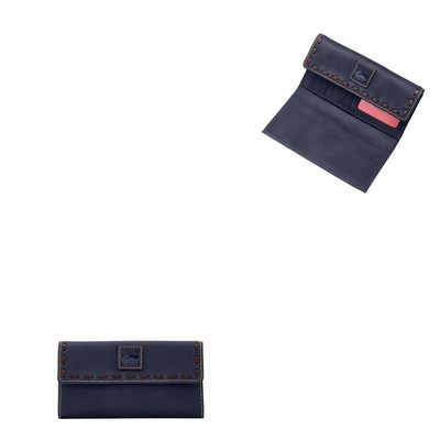 Dooney & Bourke Florentine Continental Clutch - Navy Blue