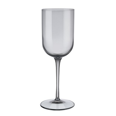 Blomus Fuum White Wine 9.5 Ounce Glasses - Set Of 4 - Smoke