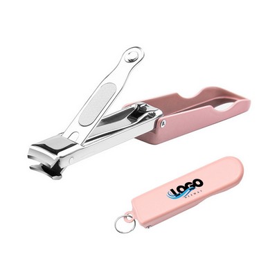 Foldable Nail Clippers with Nail File Mirror