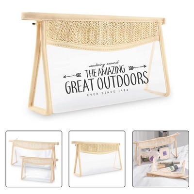 Clear Cosmetic Bag with Zip