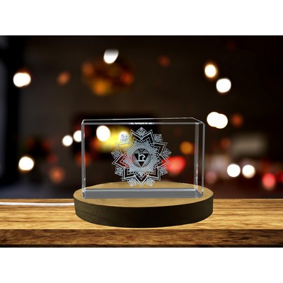 Heart Chakra Crystal Award - Beautifully Carved Recognition for Love, Compassion & Healing