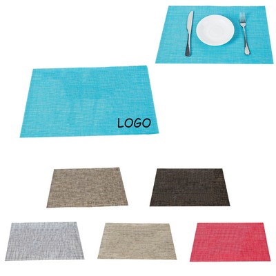 Pvc Woven Non-Slip Placemats