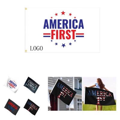 Printed American Flag for Outdoor Use