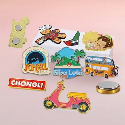 Custom Shaped Metal Fridge Magnet