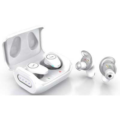 Altec Lansing White Hydrabuds Truly Wireless Noise Canceling Bluetooth Earphone