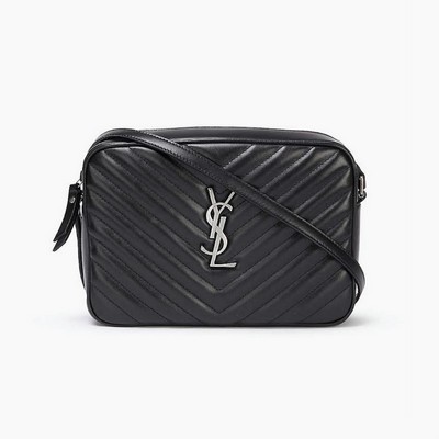 Yves Saint Laurent Black Lou Camera Bag