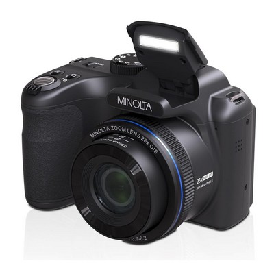 Minolta 20Mp Fhd 26X Optical Zoom Bridge Camera - Black