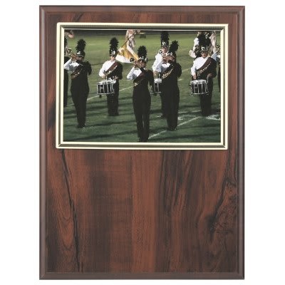 Cherry Finish Slide in Plaque w/Frame