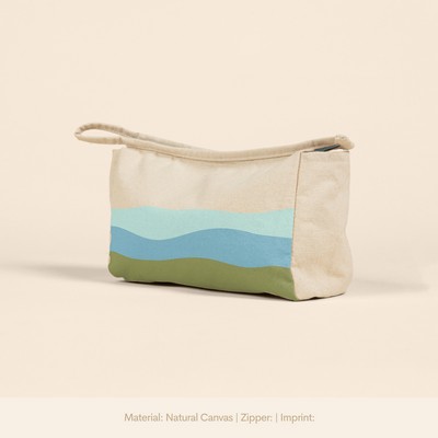 Natural Canvas Small Jetsetter Pouch