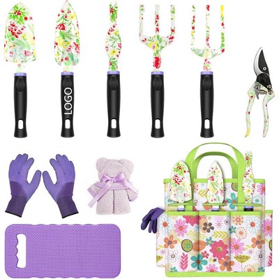 10 PCS Heavy Duty Aluminum Garden Kit Floral Gardening Gifts for Women