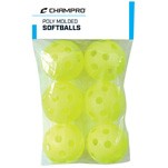 12 Poly Balls-6 Pk Optic Yel