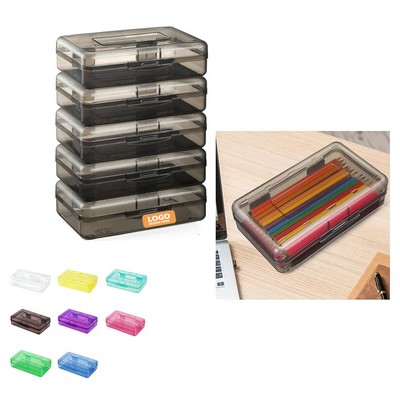 Transparent Plastic Pencil Box