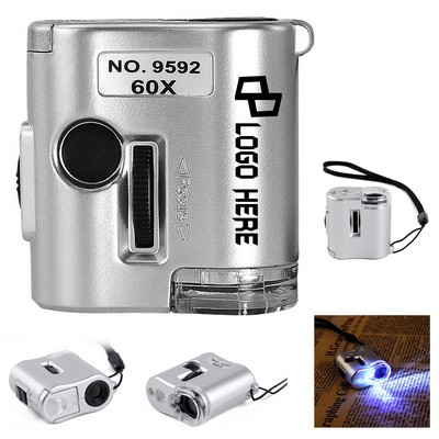 60X Led Light Mini Microscope