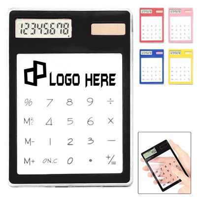 Transparent Solar Touch Calculator